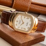 Rolex Cellini 6633 (Onbekend (willekeurig serienummer)) - Zilver wijzerplaat 29mm Geelgoud (2/8)