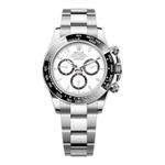 Rolex Daytona 126500LN (2024) - Wit wijzerplaat 40mm Staal (1/5)