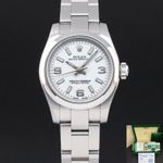 Rolex Oyster Perpetual 26 176200 (2019) - White dial 26 mm Steel case (1/8)