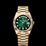Rolex Day-Date 36 128238 (2023) - Green dial 43 mm Yellow Gold case (1/1)