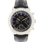 Breitling Montbrillant A36030 (Onbekend (willekeurig serienummer)) - Zwart wijzerplaat 41mm Staal (1/5)