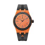 Maurice Lacroix Aikon AI2008-50050-300-0 (2023) - Orange dial 40 mm Plastic case (3/3)