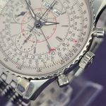 Breitling Montbrillant Datora A2133012 (2008) - Black dial 43 mm Steel case (3/4)