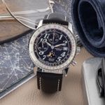 Breitling Montbrillant A43030 (Onbekend (willekeurig serienummer)) - Zwart wijzerplaat 41mm Staal (1/8)