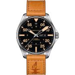 Hamilton Khaki Aviation H64725531 (2025) - Zwart wijzerplaat 46mm Staal (1/1)