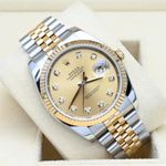 Rolex Datejust 36 116233 (2007) - Champagne wijzerplaat 36mm Goud/Staal (1/7)