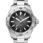 TAG Heuer Aquaracer WBP2110.BA0627 (2023) - Black dial 40 mm Steel case (2/3)