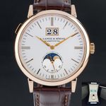 A. Lange & Söhne Saxonia 384.032 (Unknown (random serial)) - Silver dial 40 mm Rose Gold case (1/8)