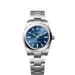 Rolex Oyster Perpetual 34 124200 (2022) - Blauw wijzerplaat 28mm Staal (1/8)