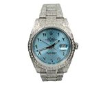 Rolex Datejust 41 126300 (2021) - Turquoise wijzerplaat 41mm Staal (1/8)