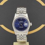 Rolex Datejust 36 16014 (1983) - Blue dial 36 mm Steel case (1/7)