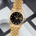 Rolex Datejust 36 16238 (Onbekend (willekeurig serienummer)) - Zwart wijzerplaat 36mm Geelgoud (3/8)