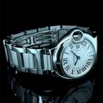 Cartier Ballon Bleu 28mm 3009 (2011) - White dial 28 mm Steel case (4/8)