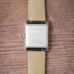 Cartier Tank WSTA0041 (2021) - White dial 34 mm Steel case (10/10)