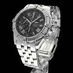 Breitling Crosswind Chronograph A13355 (2002) - Zwart wijzerplaat 43mm Staal (2/8)