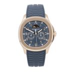 Patek Philippe Aquanaut 5261R-001 (2023) - Blue dial 40 mm Rose Gold case (1/7)