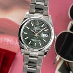 Rolex Datejust 36 126200 (Unknown (random serial)) - Green dial 36 mm Steel case (3/8)