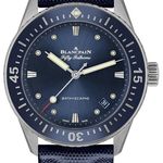 Blancpain Fifty Fathoms Bathyscaphe 5100-1140-O52A (2025) - Blauw wijzerplaat 39mm Staal (1/1)