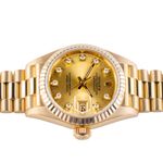 Rolex Lady-Datejust 69178 (1986) - Champagne dial 26 mm Yellow Gold case (6/8)