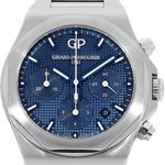 Girard-Perregaux Laureato 81020-11-431-11A (2019) - Blue dial 43 mm Steel case (1/5)