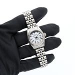 Rolex Lady-Datejust 69174 (Unknown (random serial)) - White dial 26 mm Steel case (2/8)