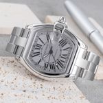 Cartier Roadster W62032X6 (2005) - Silver dial 48 mm Steel case (2/8)