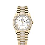 Rolex Day-Date 36 128348RBR (2025) - Wit wijzerplaat 36mm Geelgoud (1/1)