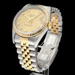 Rolex Datejust 36 16233G (1993) - Champagne dial 36 mm Gold/Steel case (4/7)