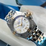 Breitling Cockpit Lady B71356 (2006) - Silver dial 32 mm Gold/Steel case (2/8)