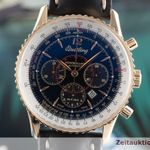 Breitling Montbrillant H41330 (2000) - Black dial 38 mm Yellow Gold case (3/8)