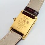 Cartier Tank Vermeil 366001 (Onbekend (willekeurig serienummer)) - Wit wijzerplaat 20mm Zilver (7/8)