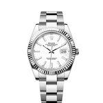 Rolex Datejust 41 126334 (2025) - Wit wijzerplaat 41mm Staal (1/1)