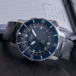 Mühle Glashütte Seebataillon GMT M1-28-62-KB (Onbekend (willekeurig serienummer)) - Blauw wijzerplaat 45mm Titanium (2/8)