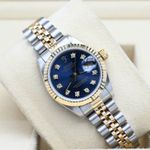 Rolex Lady-Datejust 69173 (1988) - Blauw wijzerplaat 26mm Goud/Staal (1/7)