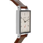 NOMOS Tetra Neomatik 421 (2025) - Wit wijzerplaat 33mm Staal (5/7)