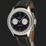 Breitling Premier AB0118371B1P2 (2021) - Zwart wijzerplaat 42mm Staal (1/8)