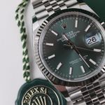 Rolex Datejust 36 126234 (2026) - Green dial 36 mm Steel case (4/8)