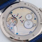 A. Lange & Söhne Saxonia 205.086 (2019) - Blauw wijzerplaat 37mm Witgoud (6/7)