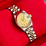 Rolex Lady-Datejust 69173 (1990) - Goud wijzerplaat 26mm Goud/Staal (2/8)