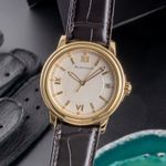 Blancpain Léman Ultra Slim 2100-1418-53 (2000) - White dial 38 mm Yellow Gold case (3/8)