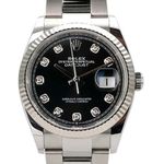 Rolex Datejust 36 126234 (2023) - Zwart wijzerplaat 36mm Staal (1/8)