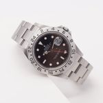 Rolex Explorer II 16570 (2003) - Zwart wijzerplaat 40mm Staal (1/8)