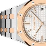 Audemars Piguet Royal Oak Selfwinding 15550SR.OO.1356SR.02 (2023) - Zilver wijzerplaat 37mm Goud/Staal (3/6)