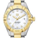 TAG Heuer Aquaracer Lady WBD1422.BB0321 (2023) - White dial 27 mm Steel case (1/2)