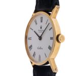 Rolex Cellini 3810 (1974) - White dial 24 mm Yellow Gold case (4/8)