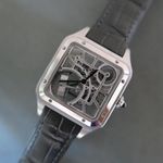 Cartier Santos WHSA0032 (2024) - Transparant wijzerplaat 31mm Staal (6/6)