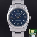 Rolex Oyster Perpetual 34 114200 (2012) - Blauw wijzerplaat 34mm Staal (1/5)