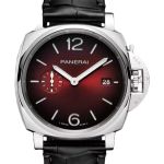 Panerai Luminor Due PAM01424 (2026) - Rood wijzerplaat 42mm Staal (1/1)
