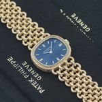 Patek Philippe Ellipse 4133 (1975) - Black dial 22 mm Yellow Gold case (1/8)