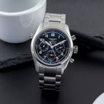 Longines Spirit L3.820.4.53.6 (Unknown (random serial)) - Black dial 42 mm Steel case (1/8)